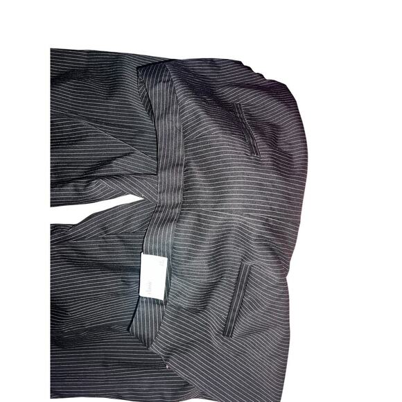 Pin Stripe Black & White Plus Size Pants, size 18w, CATO - Picture 2 of 3